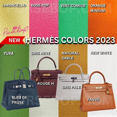 hermes bags style|hermes handbags color chart.